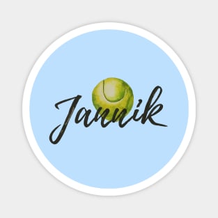 Jannik Sinner Tennis Classic Magnet